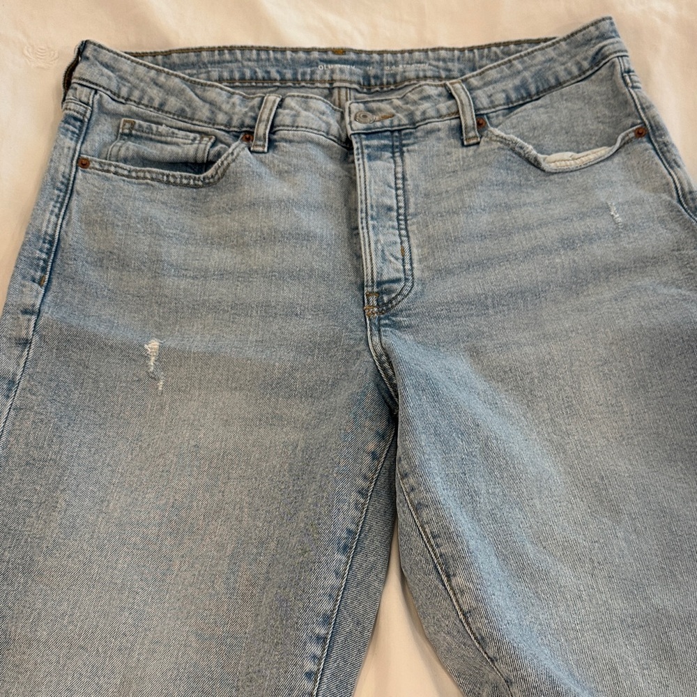 Old Navy Women's Relaxed Jeans - Light Blue